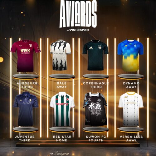 Image de l'article Les plus beaux maillots de 2024 - footpack Awards by Intersport