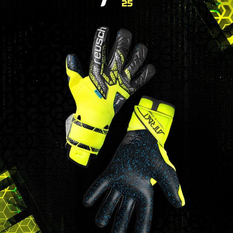 Paire De Gants Foot Reusch Pro Keeper Vintage Taille 7 1/2- NEUF