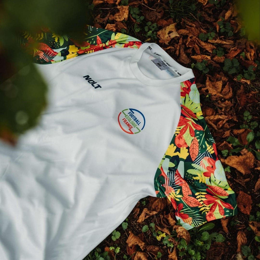 maillot ecologique football ecologie france nolt 2024 2025