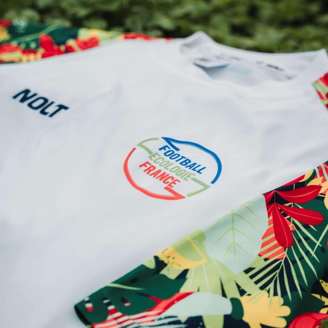 maillot ecologique football ecologie france nolt 2024 2025