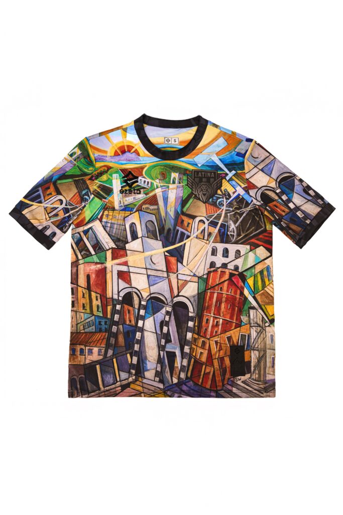 maillot ezeta latina calcio peinture sibo