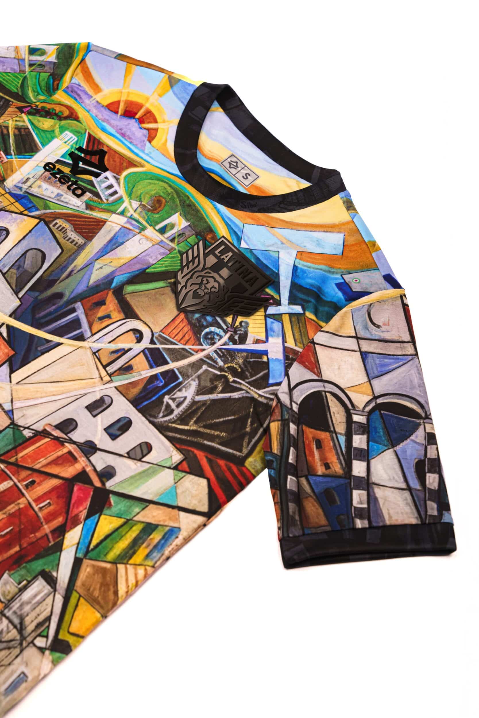 maillot ezeta latina calcio peinture sibo