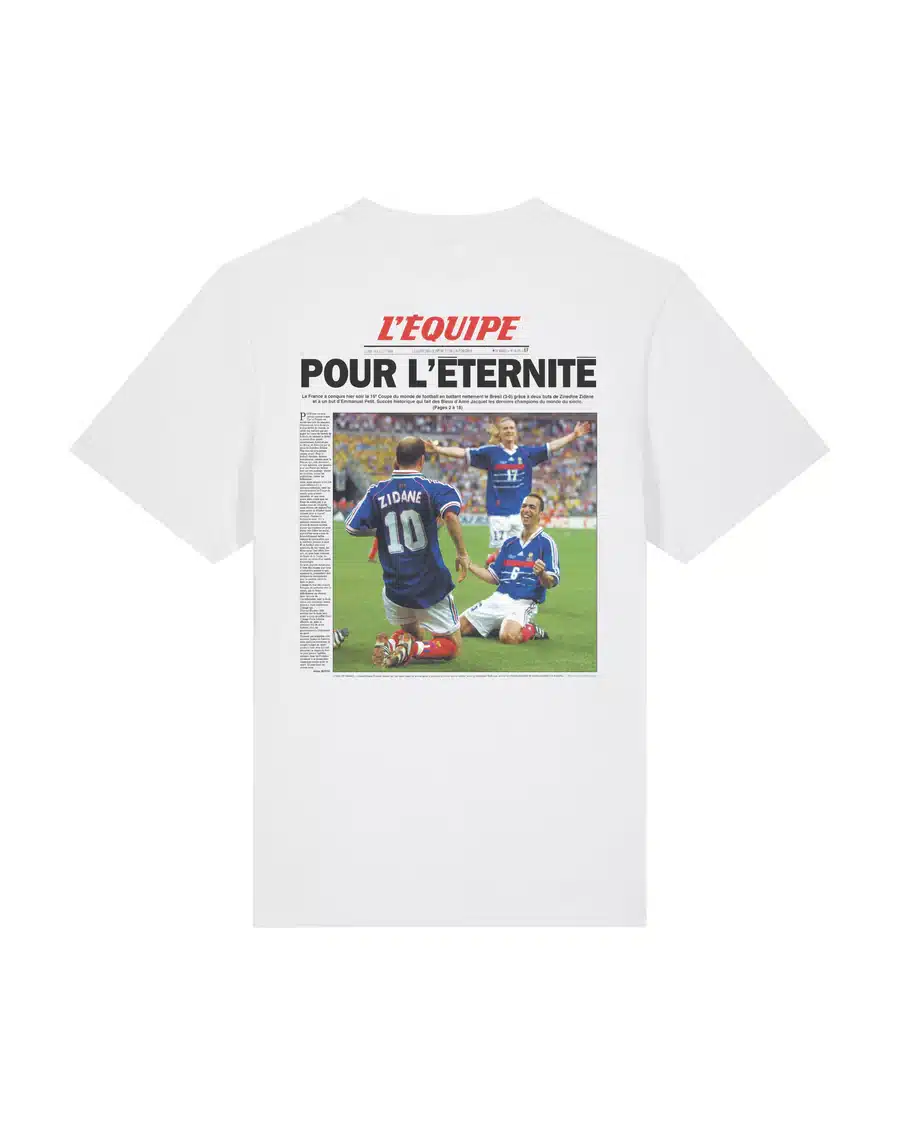 tee shirt foot dimanche l'equipe 2024 2025
