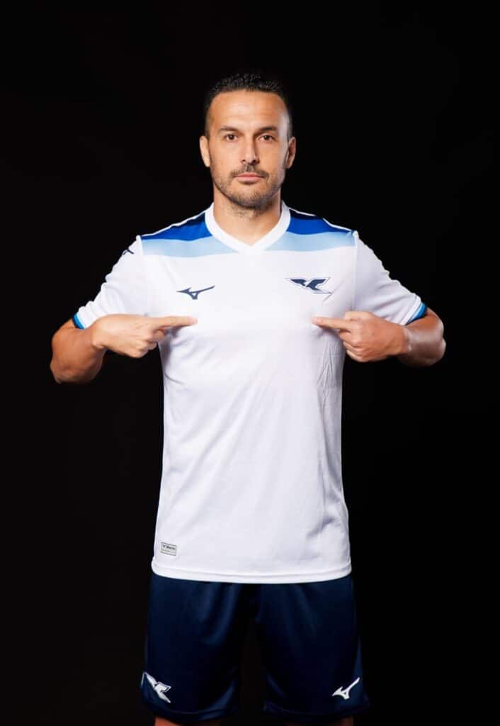 maillot lazio anniversaire mizuno