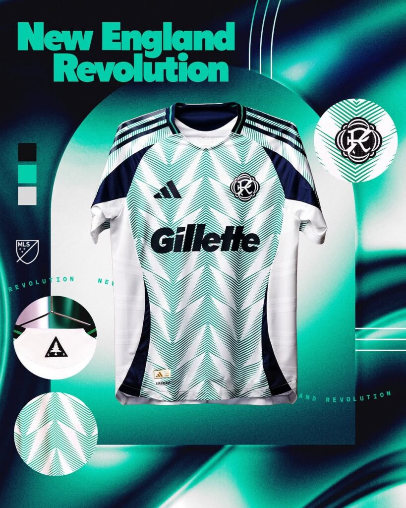 maillot mls 2025 new england revolution