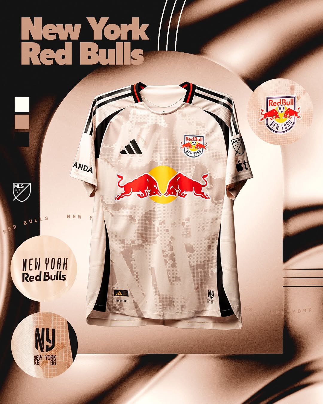 maillot mls 2025 new york red bulls