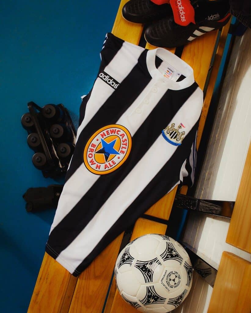 maillot newcastle reedition 1995