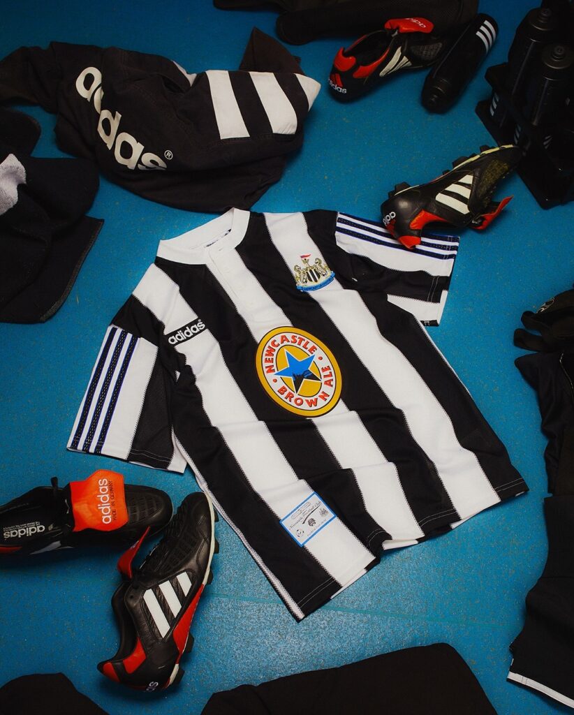 maillot newcastle reedition 1995