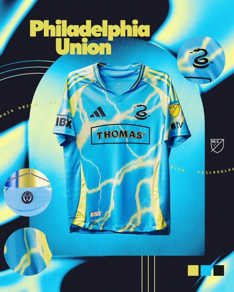 maillot mls 2025 philadelphia union