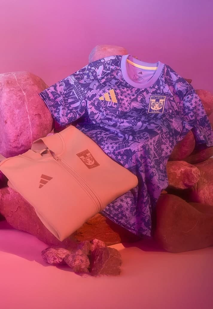 maillot de foot tigres feminil dc comics wonder woman