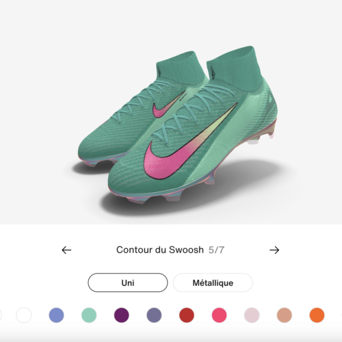 Image de l'article Nike by You : les nouvelles Mercurial débarquent sur l'outil de personnalisation