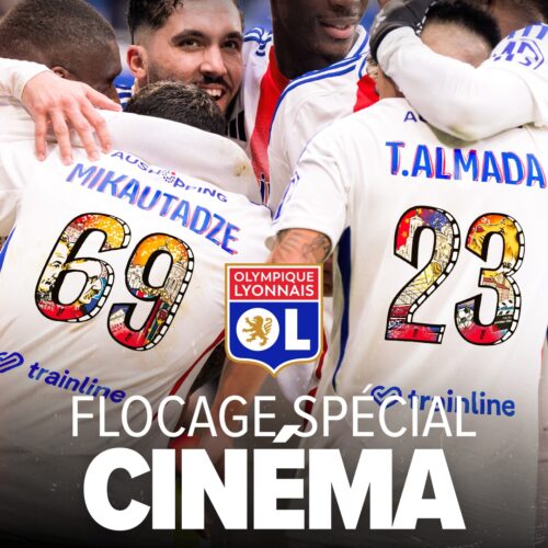 Image de l'article Un flocage spécial cinéma pour l'OL contre le PSG