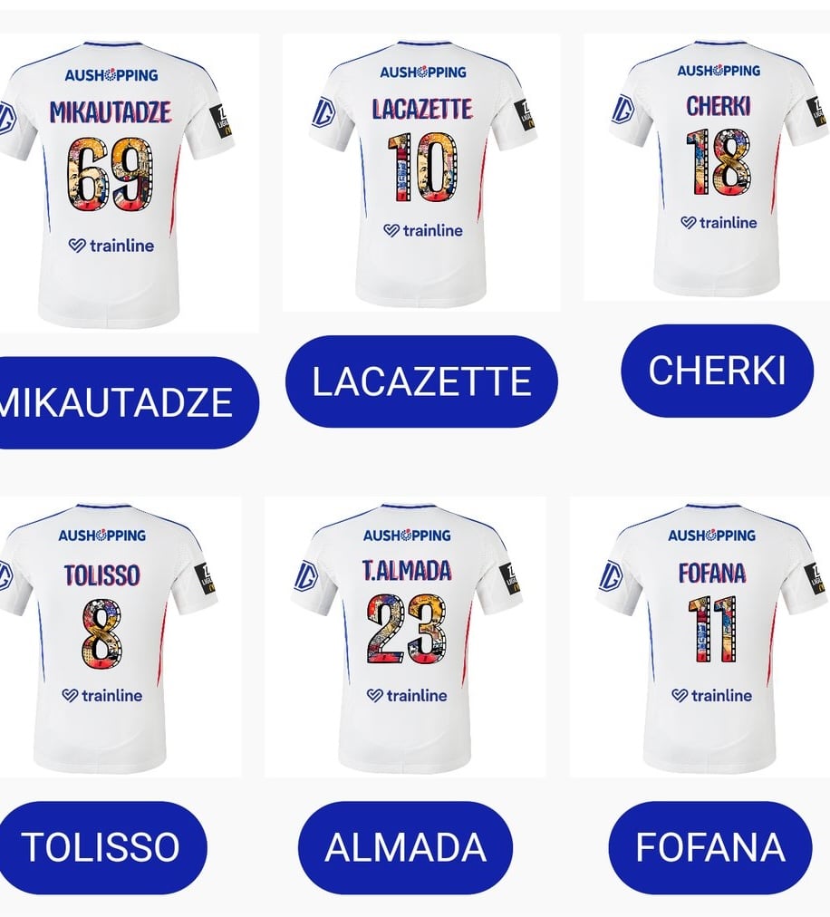 Flocage spécial ol psg