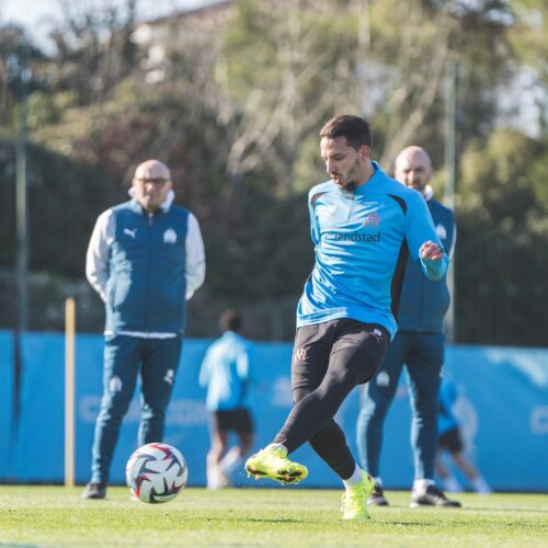 Image de l'article Ismaël Bennacer en crampons Skechers pour sa première avec l'OM