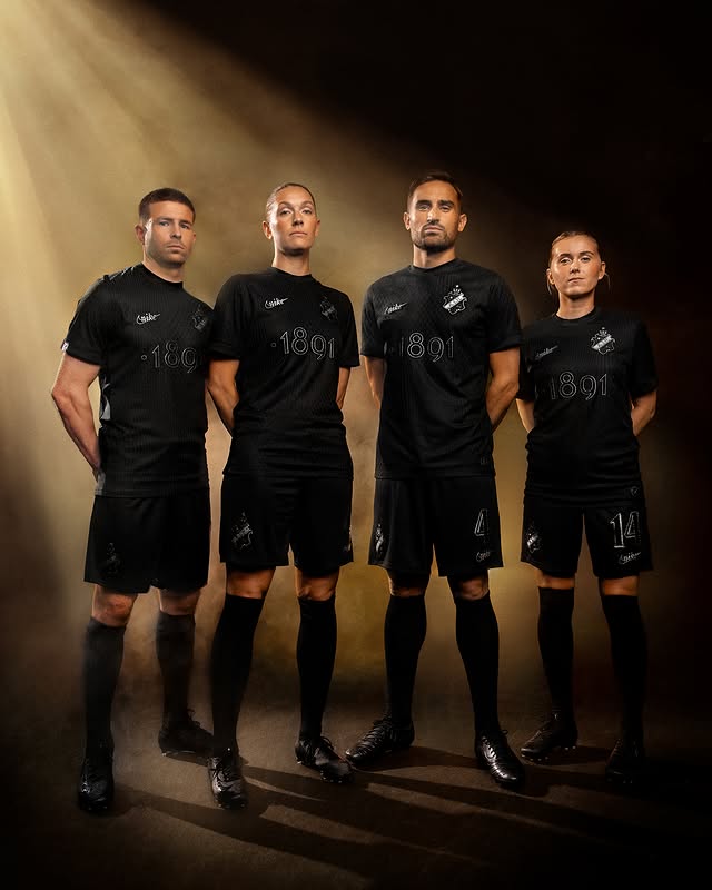 maillot aik fotboll 2025 full black nike