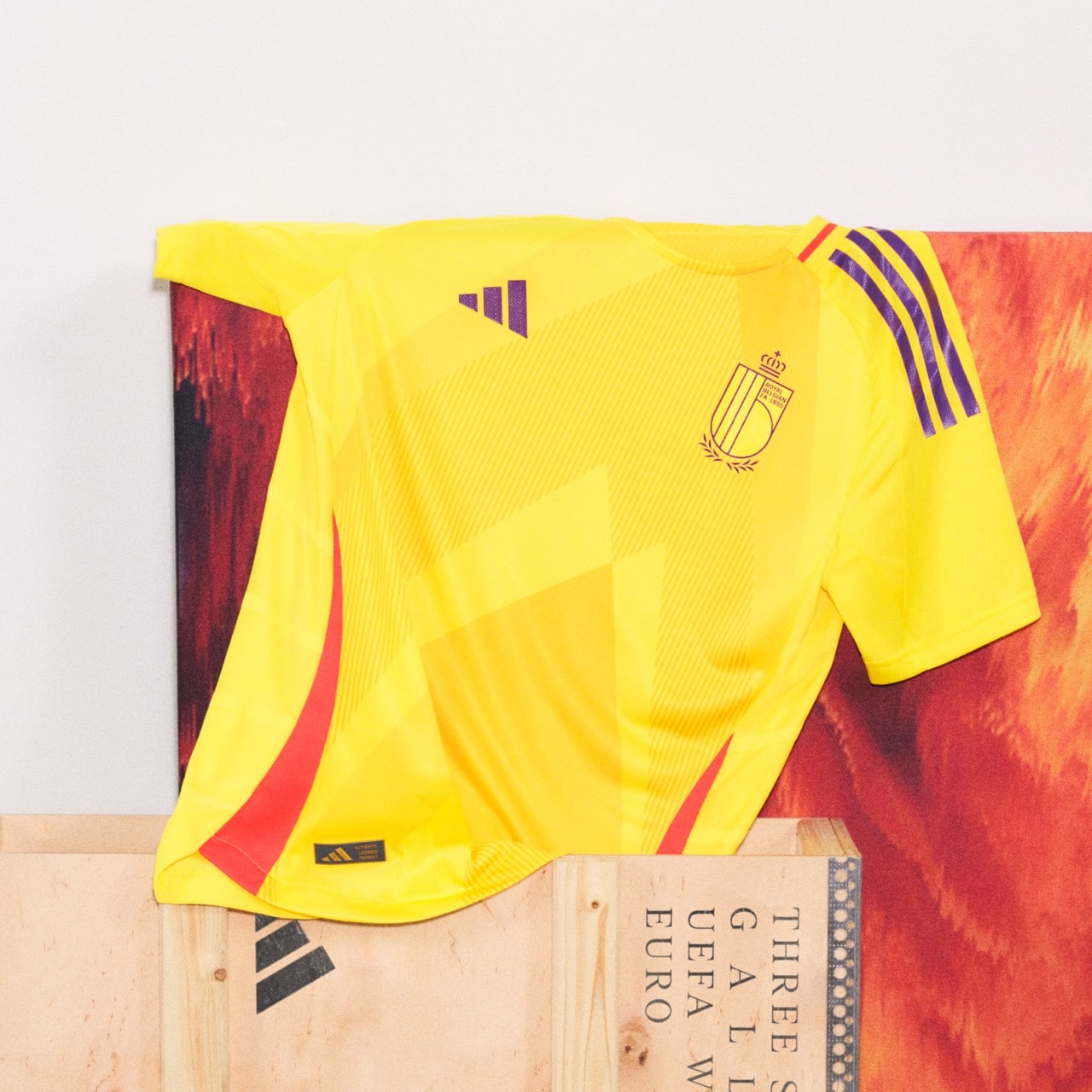 maillot belgique euro 2025 exterieur adidas