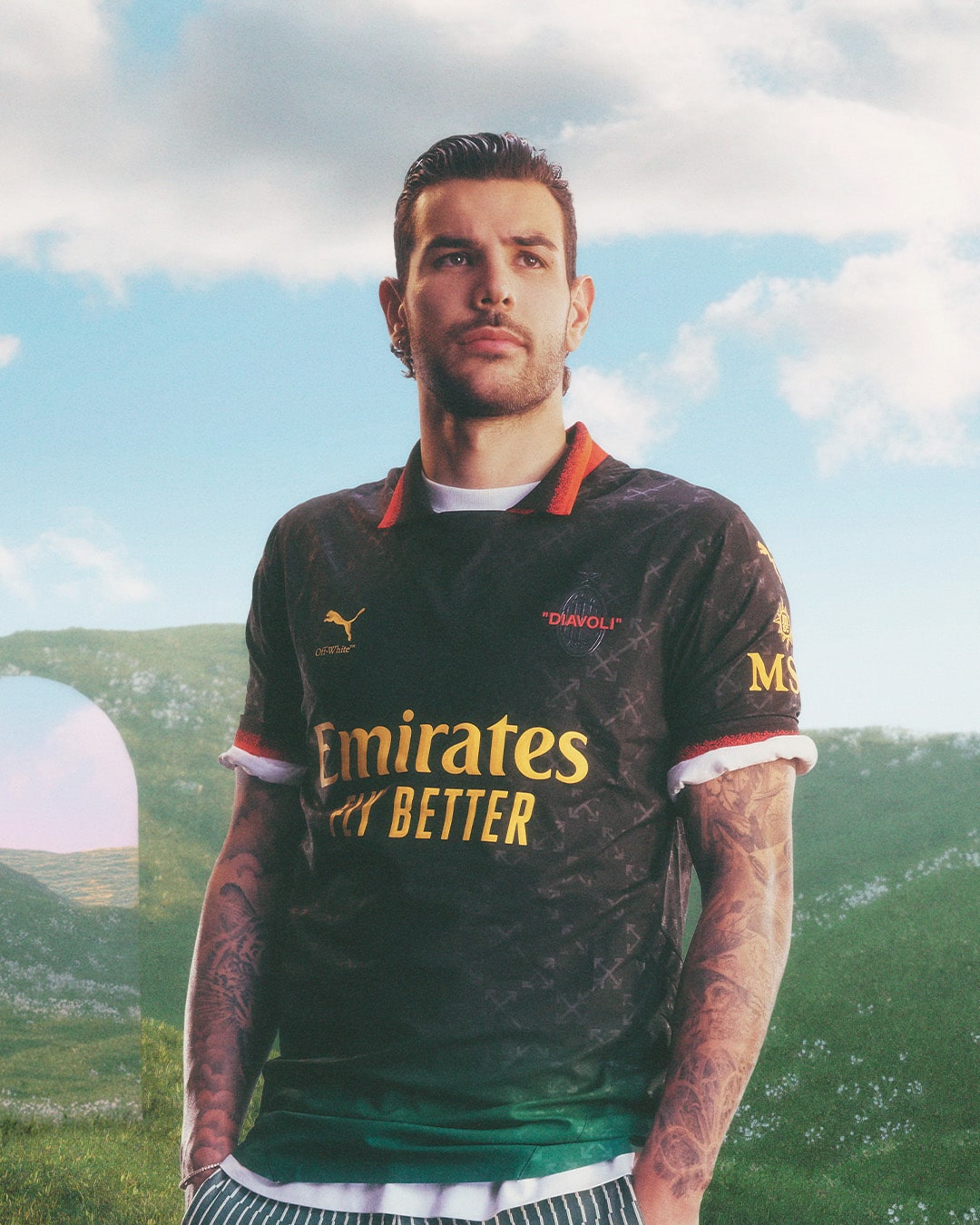 maillot ac milan off white puma 2025
