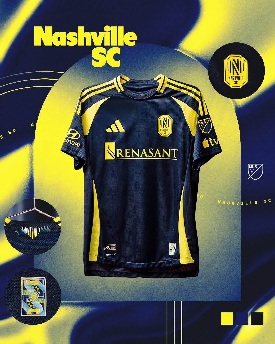 maillot mls 2025 nashville fc