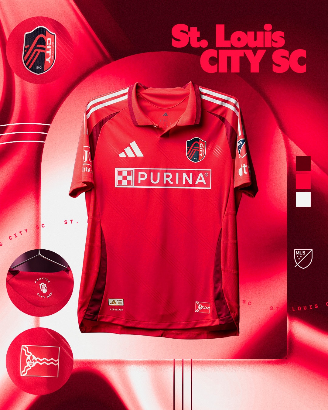 maillot mls 2025 saint louis city