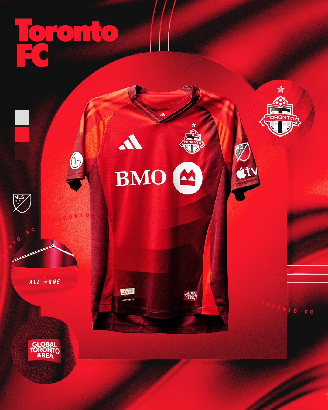 maillot mls 2025 toronto fc