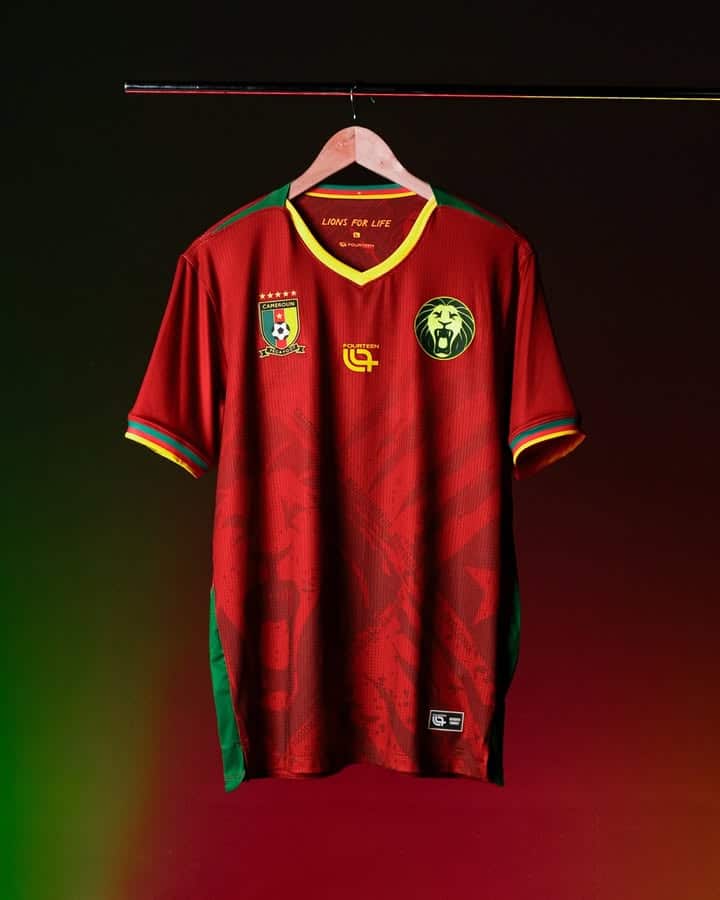 maillot cameroun can 2025 premier maillot fourteen