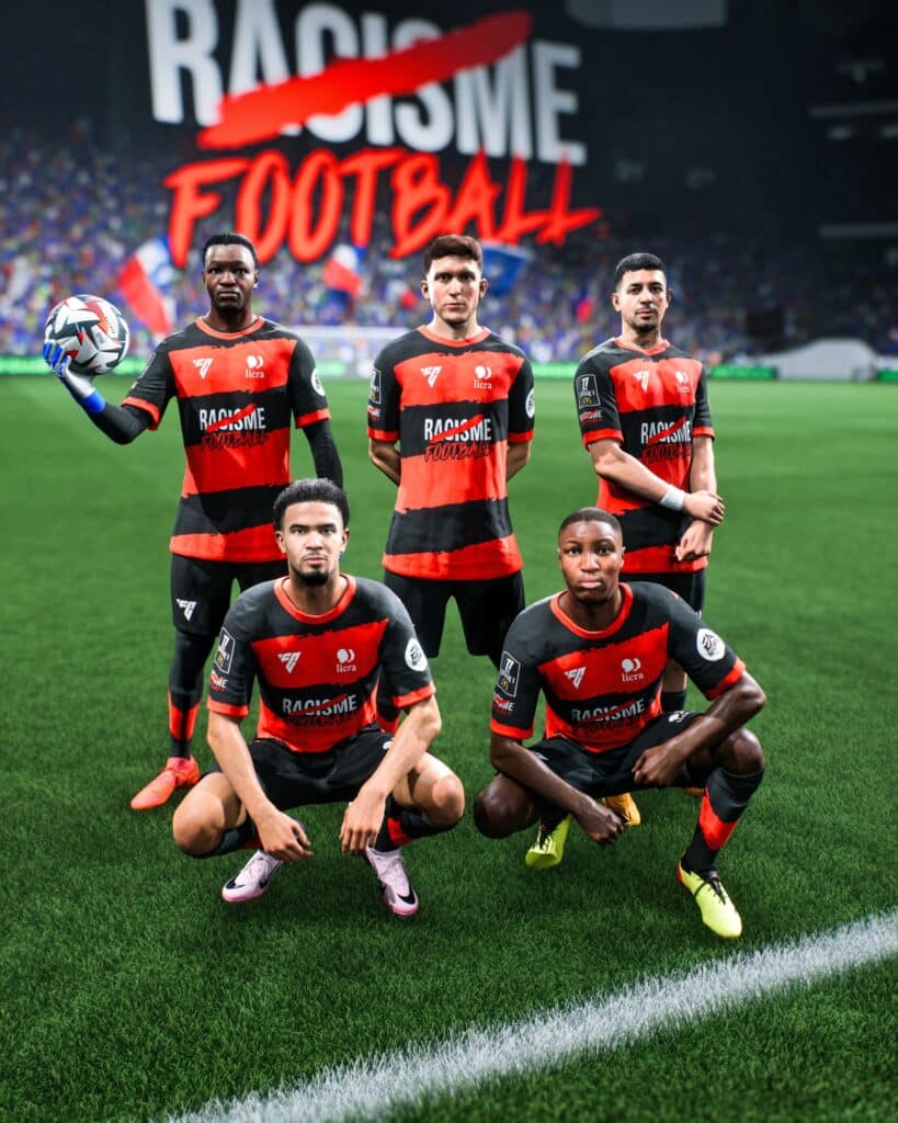 Badge racisme ligue 1 ligue 2 fifa ea sports 2024 2025