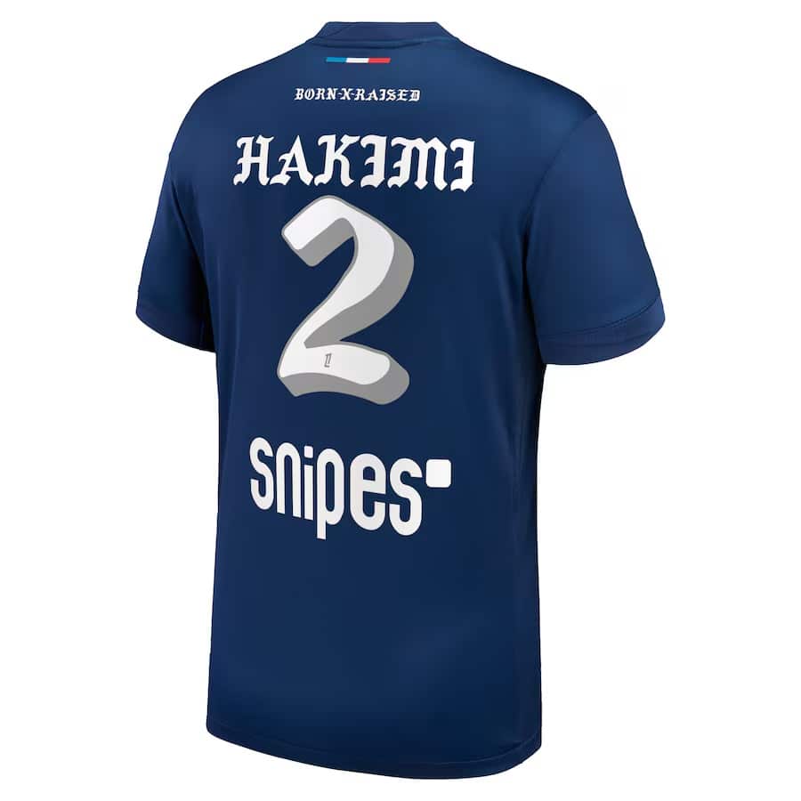 flocage maillot psg om hakimi