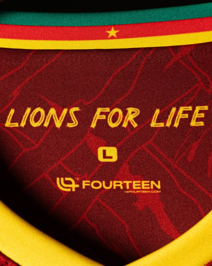 maillot cameroun can 2025 premier maillot fourteen