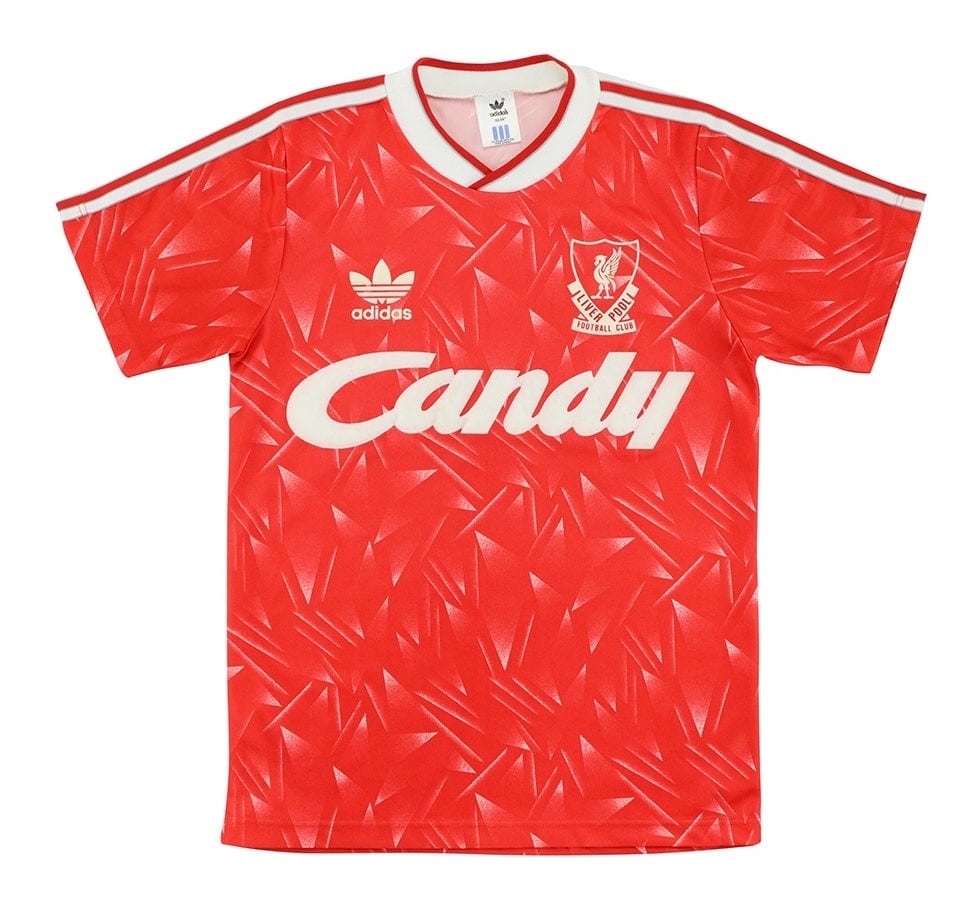 maillot liverpool 1990 candy adidas