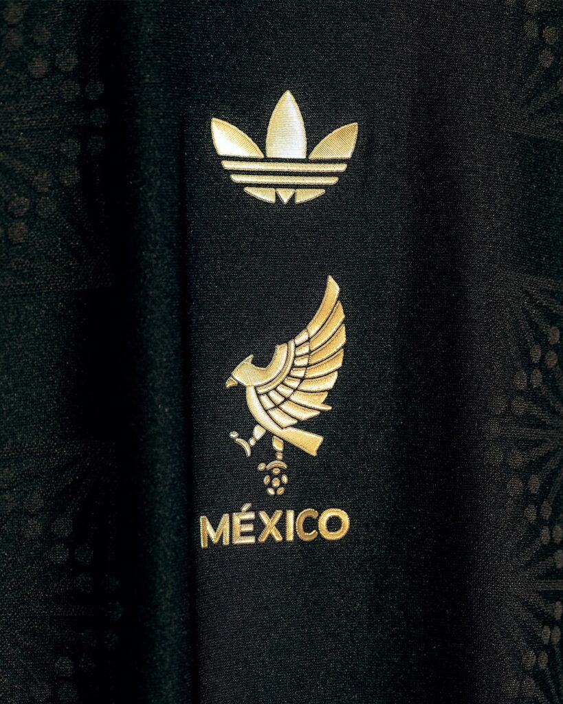 maillot mexique adidas noir or mariachi