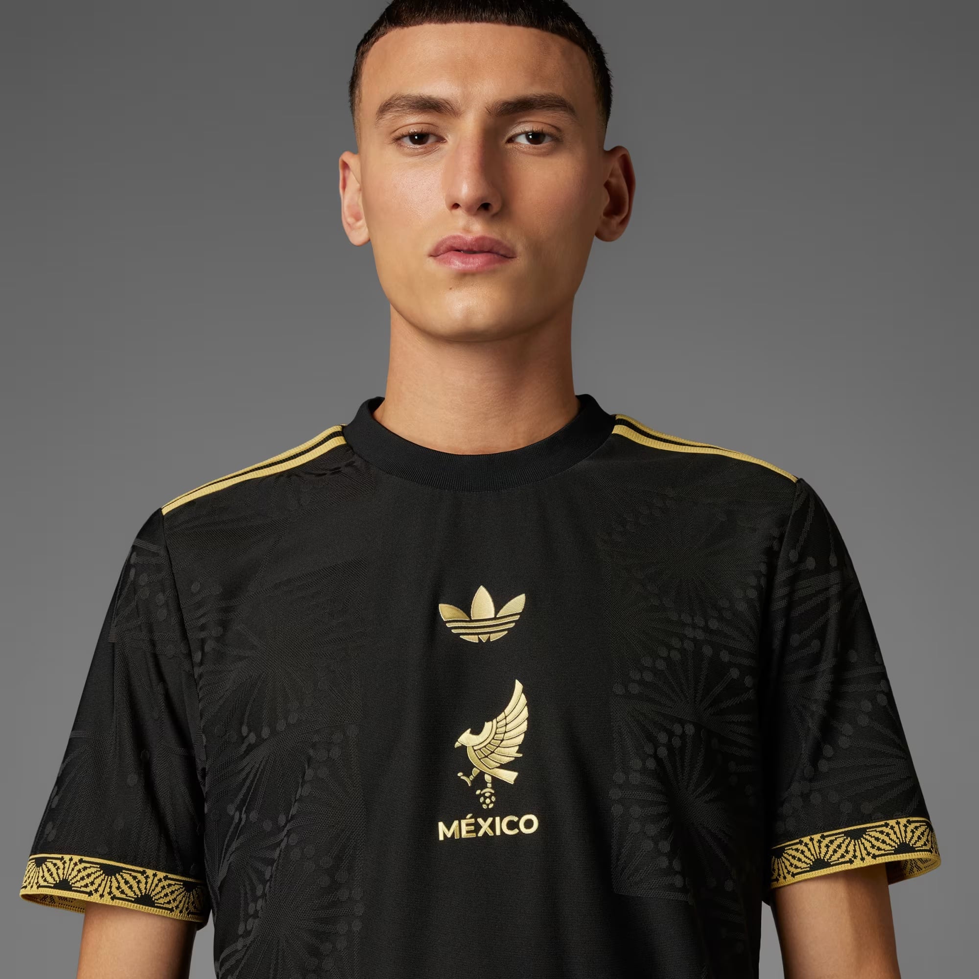 maillot mexique adidas noir or mariachi