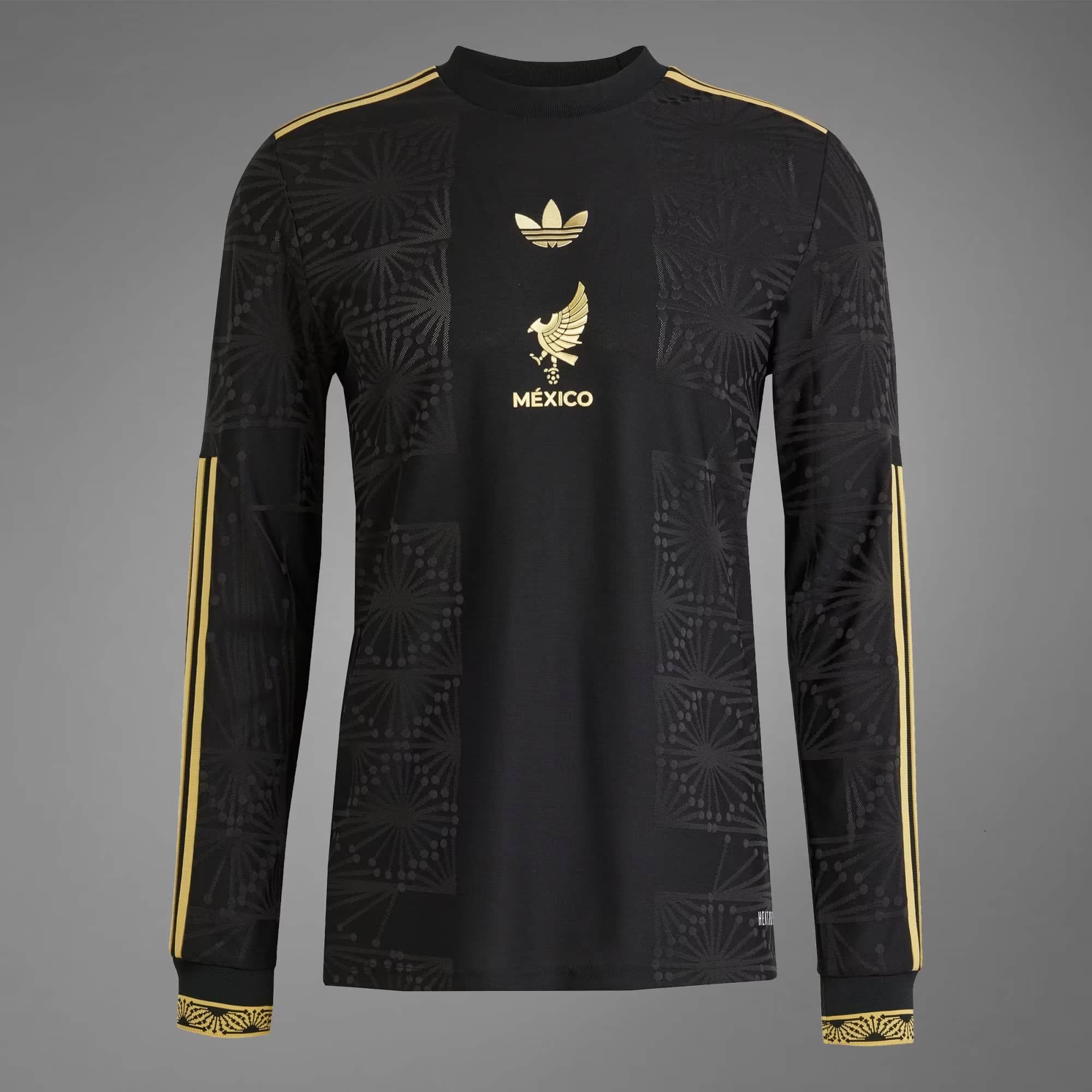 maillot mexique adidas noir or mariachi