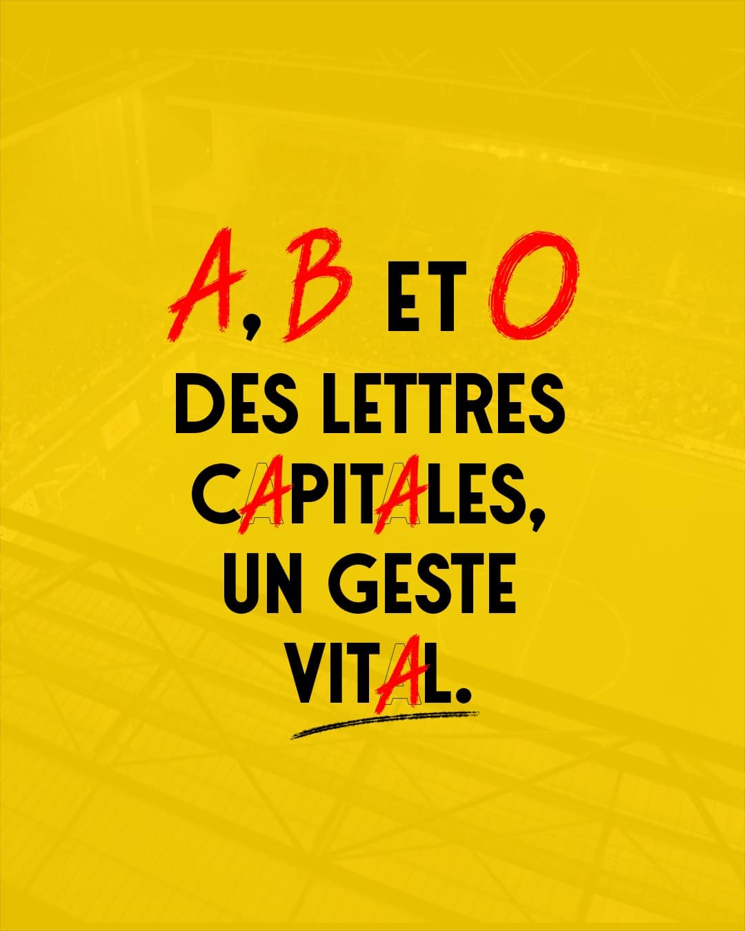 flocage spécial rc lens notre sang est or 2024 2025 2