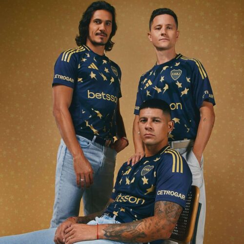 Image de l'article Les étoiles de la Ligue des Champions sur le nouveau maillot de Boca Juniors ?