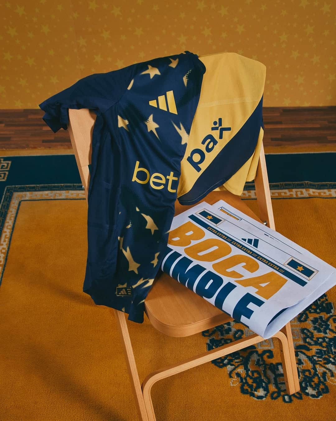 maillot boca juniors anniversaire 120 ans adidas