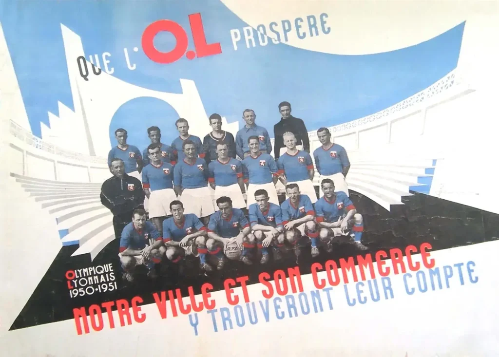 maillot ol anniversaire 1950