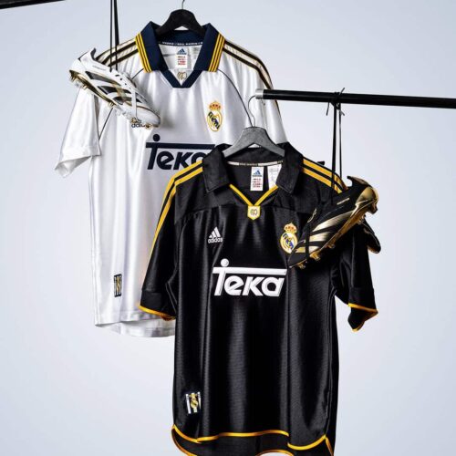 Image de l'article Le Real Madrid réédite son maillot iconique de 1998-2000 avec adidas