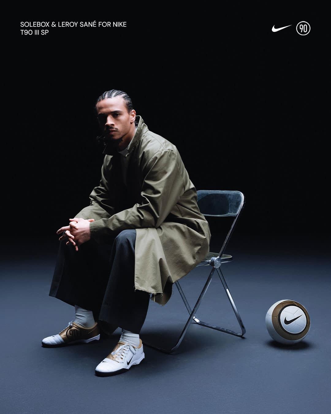 nike total 90 blanc or