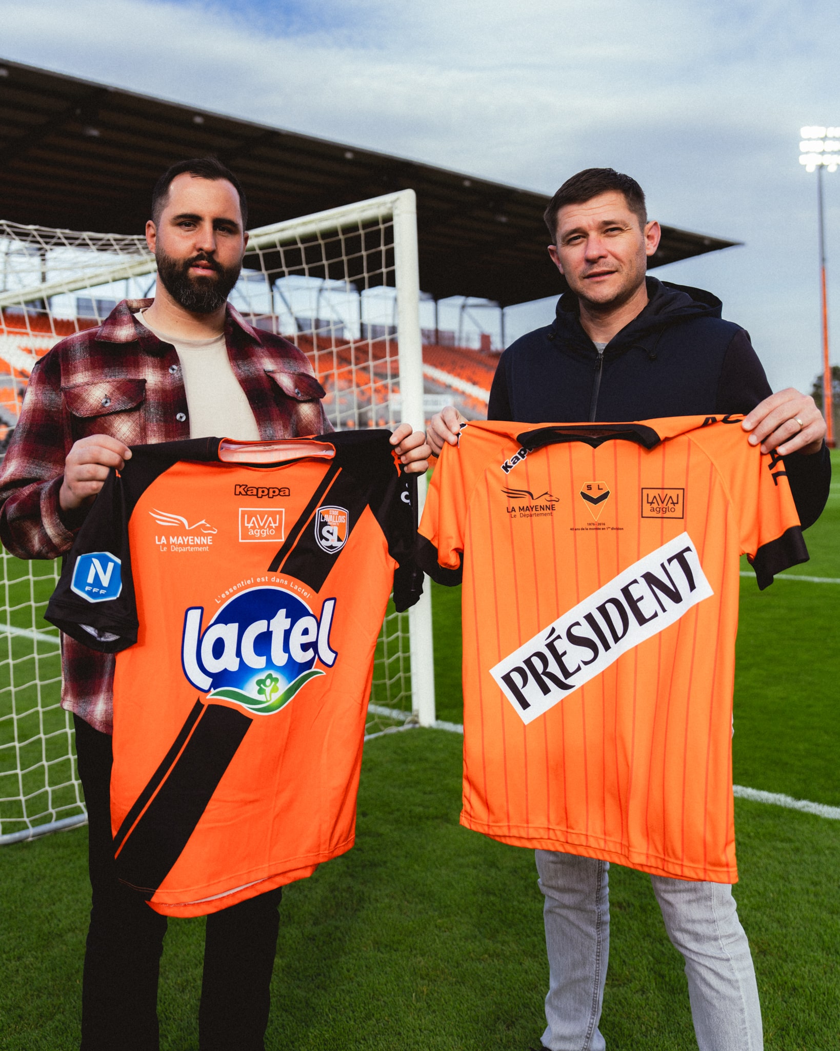 stade lavallois laval partenariat kappa ligue 2 2024 2025 2028