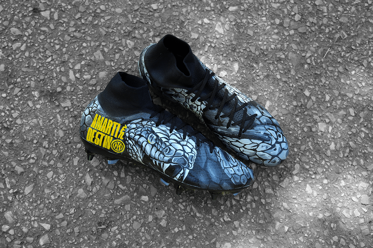 crampons henrikh mkhitaryan personnalisé serpent