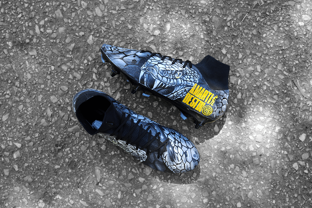 crampons henrikh mkhitaryan personnalisé serpent