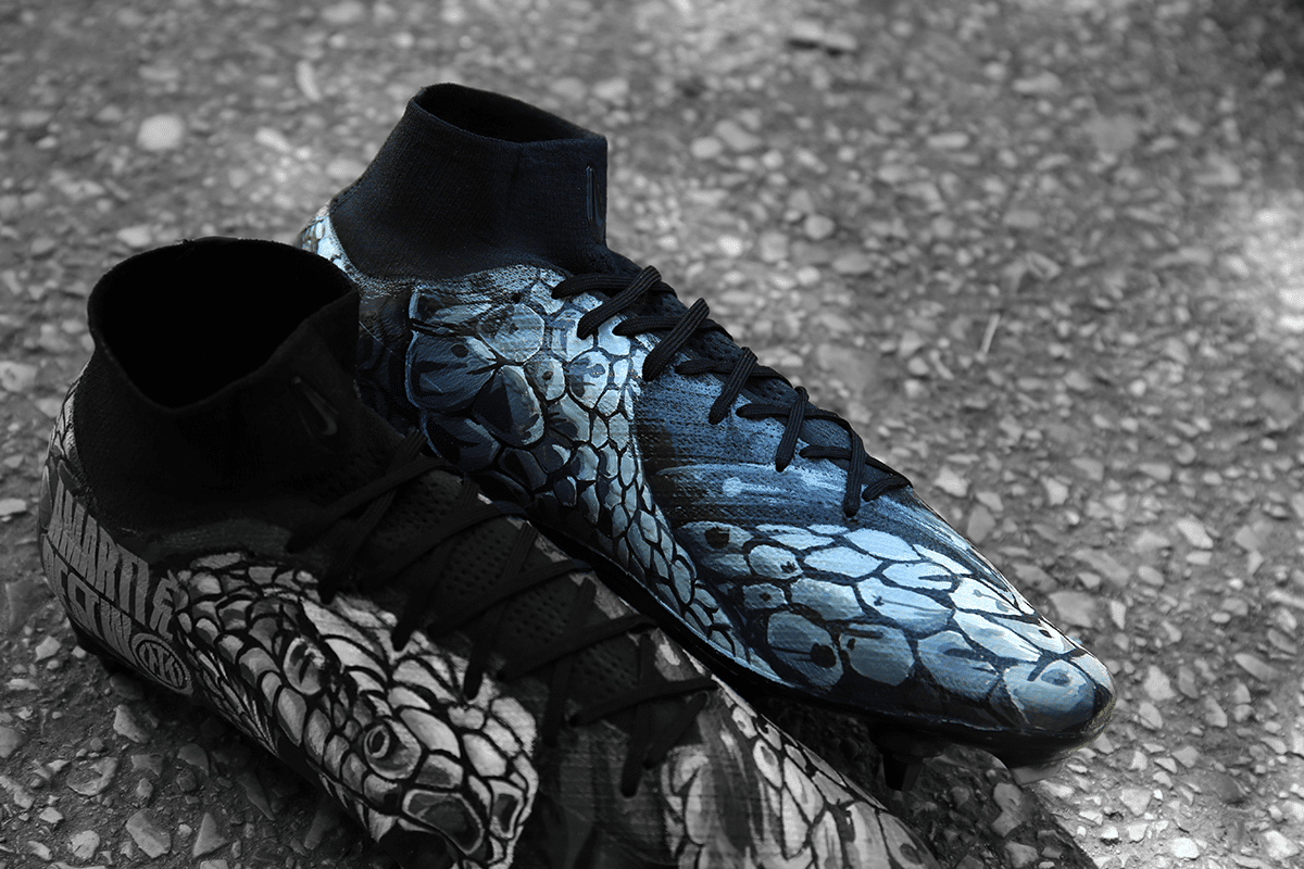 crampons henrikh mkhitaryan personnalisé serpent