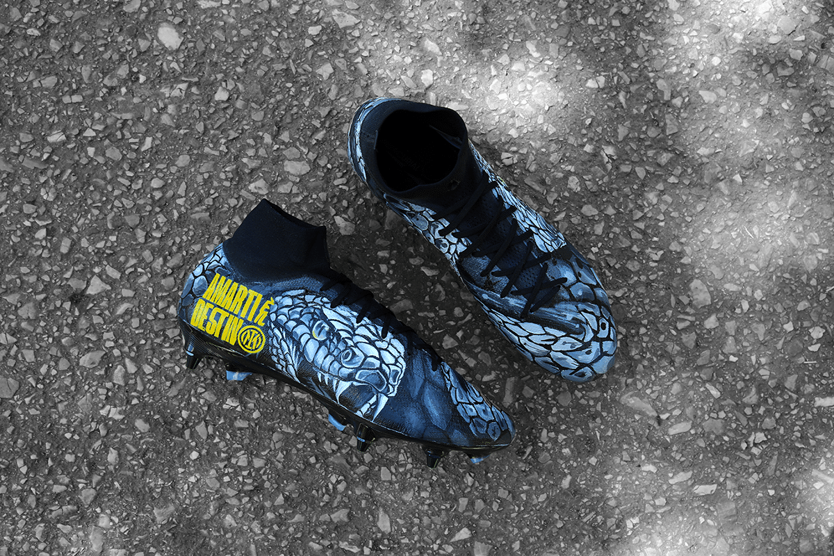 crampons henrikh mkhitaryan personnalisé serpent