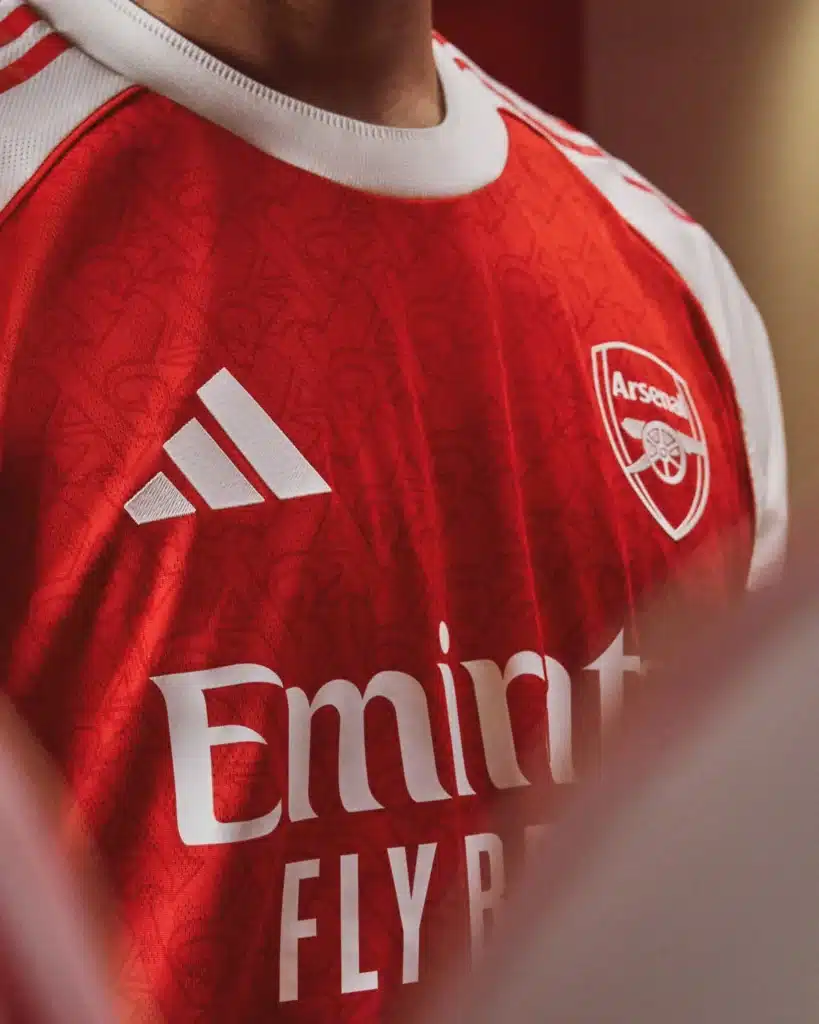 maillot arsenal 2025 2026 domicile adidas