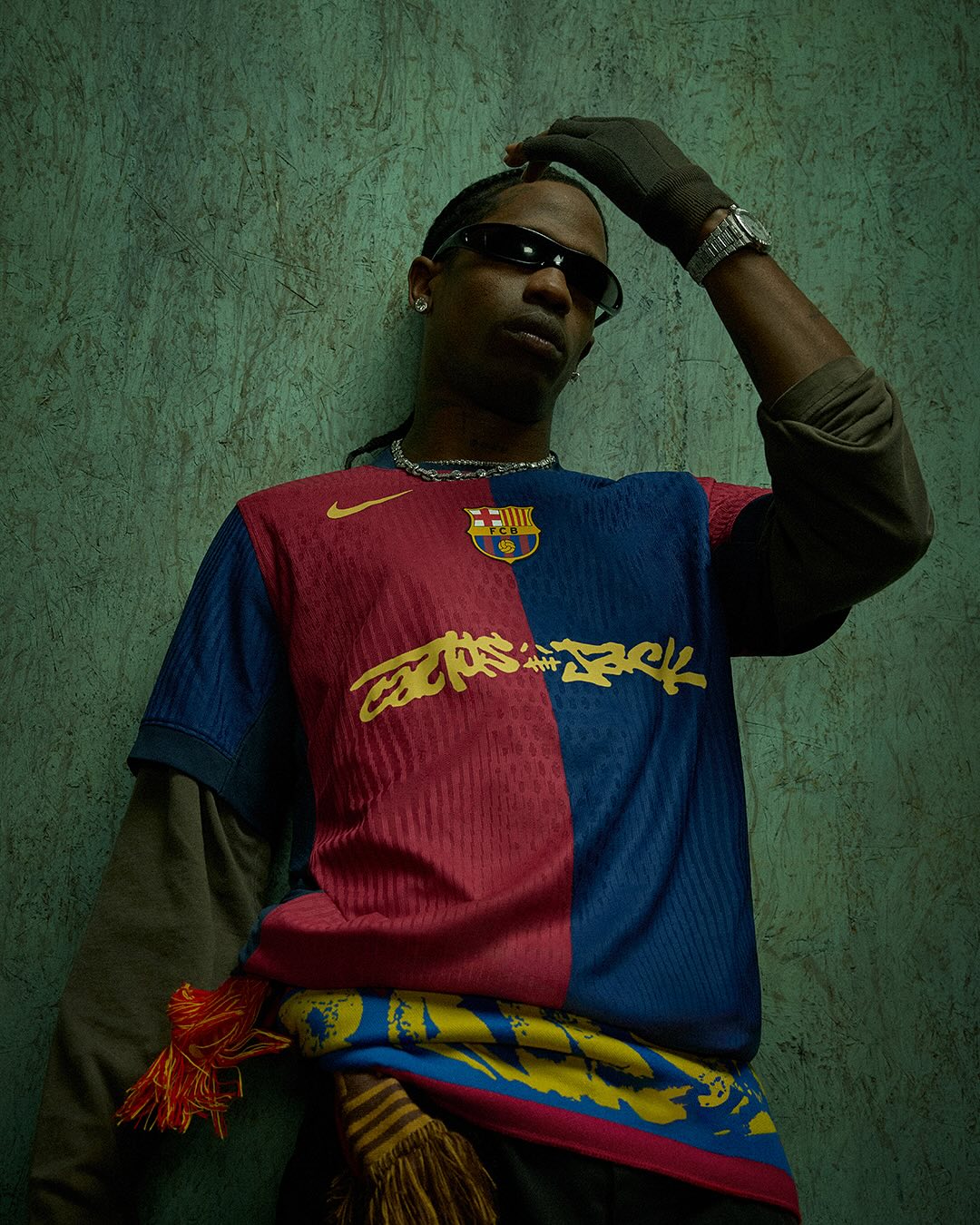 Travis Scott sur les maillots du Barça pour le Clasico