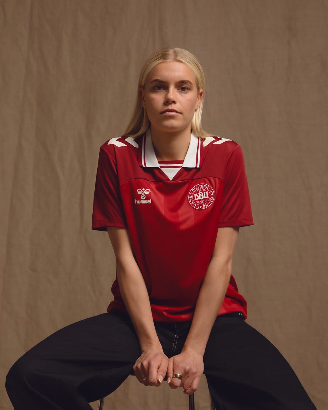 maillot danemark euro feminin hummel