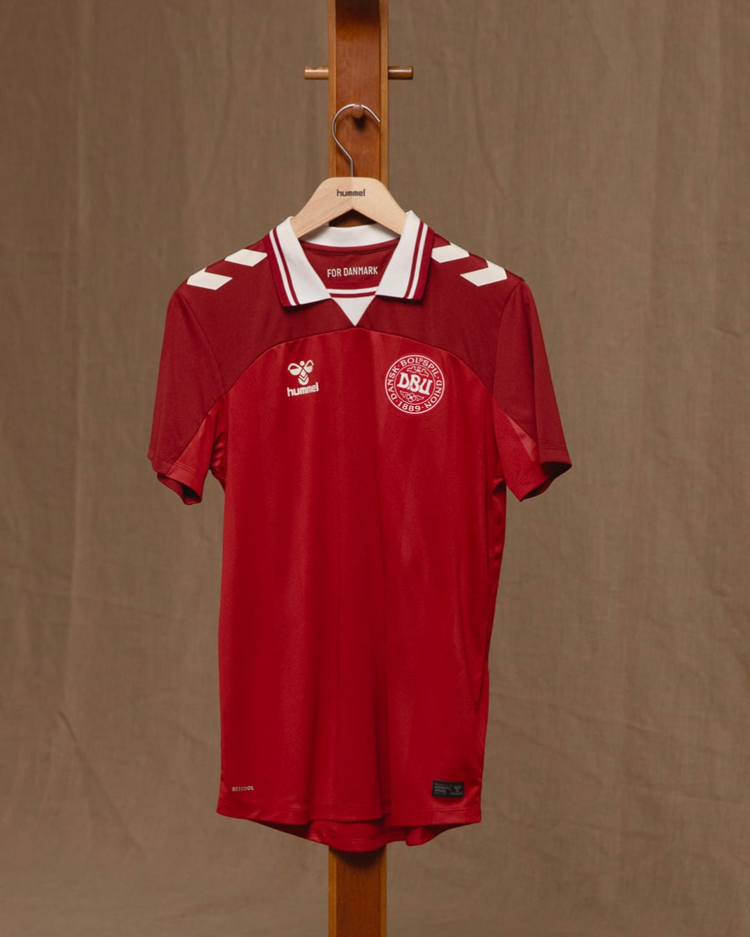 maillot danemark euro feminin hummel