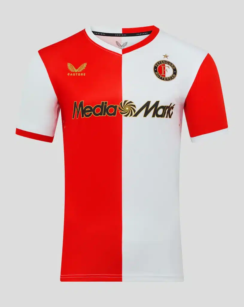 maillot feyenoord 2025 2026 domicile castore