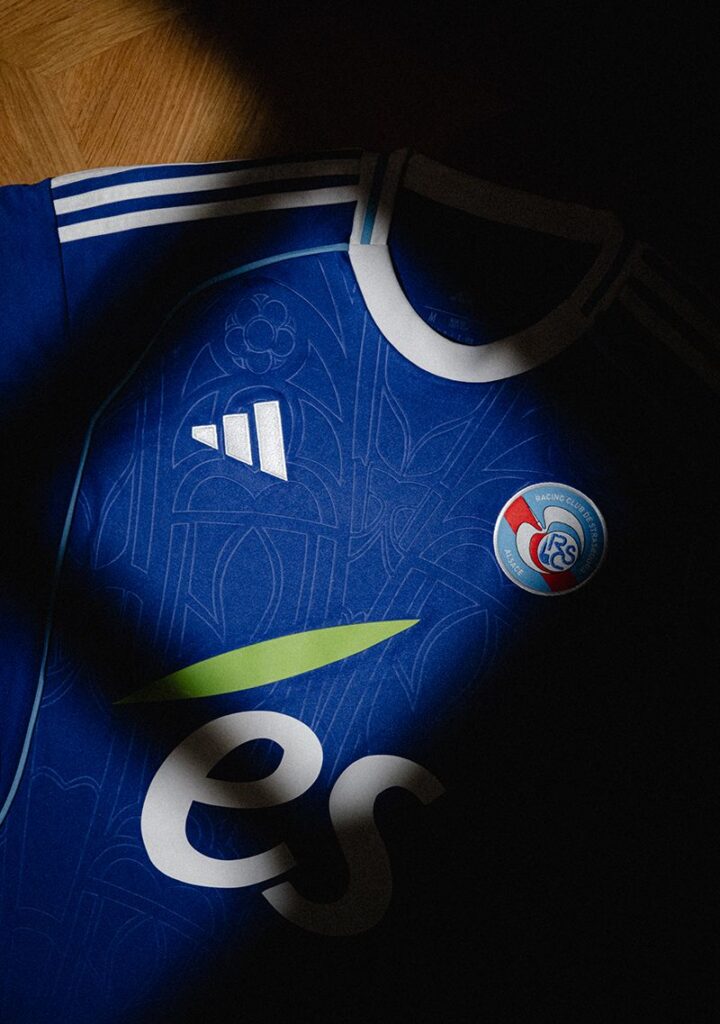 maillot strasbourg 2025 2026 domicile adidas