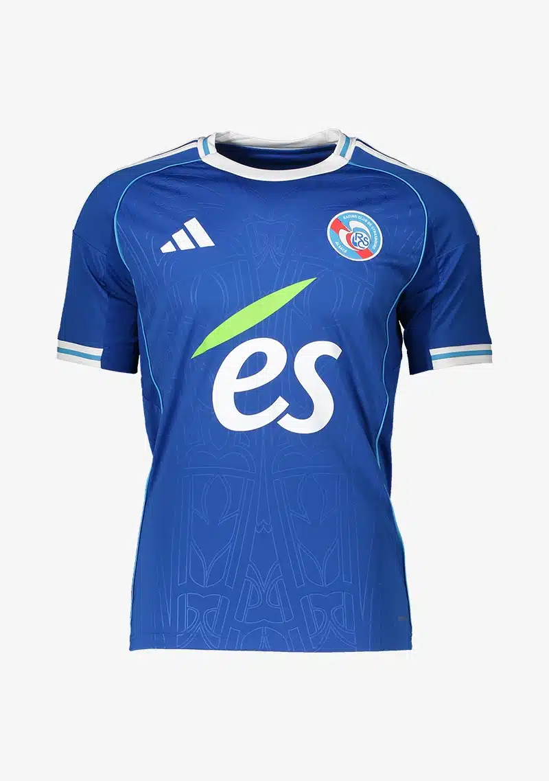 maillot strasbourg 2025 2026 domicile adidas